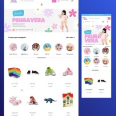 Loja Virtual Pronta "Brechó das Mamães"